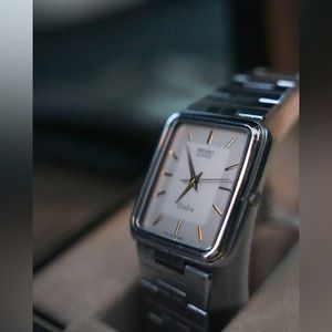 Vintage Seiko Dolce 7731-5030[AO] brushed Quartz Watch Good condition